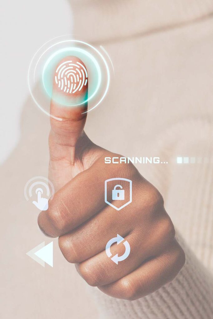 e-KYC fingerprint scanning